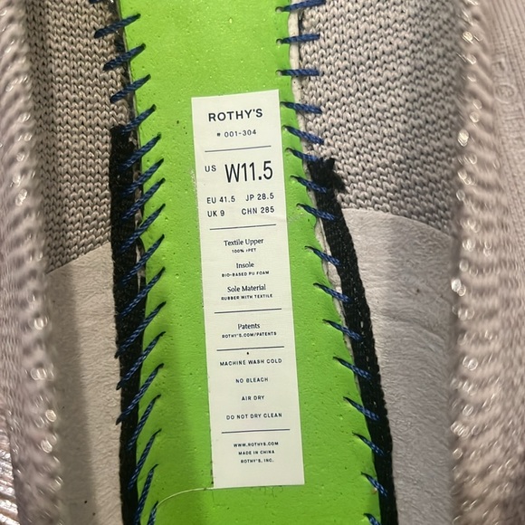 Rothy’s - The Flat - silver metallic - Picture 10 of 10